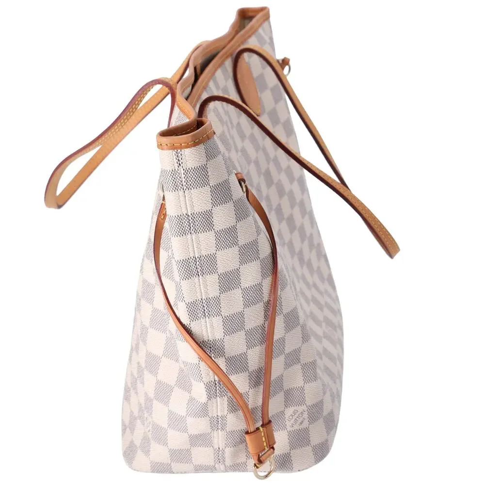Louis Vuitton Neverfull MM Damier Azur Tote Bag N41361 Canvas - Picture 3 of 9